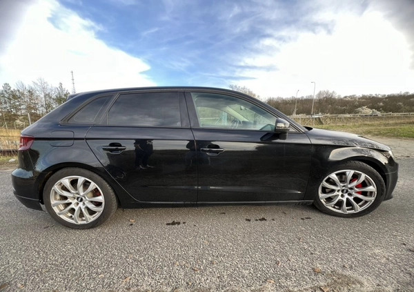 Audi A3 cena 47900 przebieg: 240000, rok produkcji 2013 z Trzebnica małe 466